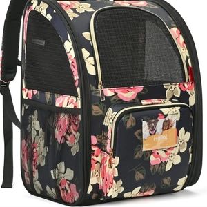 Floral Cat Backpack Carrier